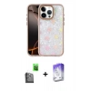 MARSİLYAN™- iPhone 16 Pro Kılıf Odak Prime - Siyah Bilvis 5in1 3D Magic Cam Ekran Koruyucu + Raze Metal Kamera Lens - SH