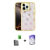 MARSİLYAN™- iPhone 16 Pro Kılıf Odak Prime - Siyah Bilvis 5in1 3D Magic Cam Ekran Koruyucu + Raze Metal Kamera Lens - SH
