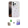 MARSİLYAN™- iPhone 16 Pro Kılıf Odak Prime - Siyah Bilvis 5in1 5D Magic Hayalet Cam Ekran Koruyucu + Raze Metal Kamera Lens - CLTM