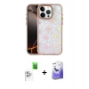 MARSİLYAN™- iPhone 16 Pro Kılıf Odak Prime - Siyah Bilvis 5in1 5D Magic Hayalet Cam Ekran Koruyucu + Raze Metal Kamera Lens - BZ