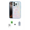 MARSİLYAN™- iPhone 16 Pro Kılıf Odak Prime - Siyah Joko Magic 5D Cam + Raze Metal Kamera Lens - BZ