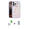 MARSİLYAN™- iPhone 16 Pro Kılıf Odak Prime - Siyah Joko Magic 5D Cam + Raze Metal Kamera Lens - BZ
