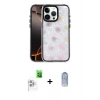 MARSİLYAN™- iPhone 16 Pro Kılıf Odak Prime - Siyah Joko Magic 5D Cam + Raze Metal Kamera Lens - BZ