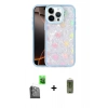 MARSİLYAN™- iPhone 16 Pro Kılıf Odak Prime - Siyah Joko Magic 5D Hayalet Cam + Raze Metal Kamera Lens - SH