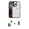 MARSİLYAN™- iPhone 16 Pro Kılıf Odak Prime - Siyah Joko Magic 5D Hayalet Cam + Raze Metal Kamera Lens - SH