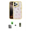 MARSİLYAN™- iPhone 16 Pro Kılıf Odak Prime - Siyah Joko Magic 5D Hayalet Cam + Raze Metal Kamera Lens - SH
