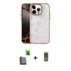 MARSİLYAN™- iPhone 16 Pro Kılıf Odak Prime - Siyah Joko Magic 5D Hayalet Cam + Raze Metal Kamera Lens - SH