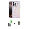 MARSİLYAN™- iPhone 16 Pro Kılıf Odak Prime - Siyah Joko Magic 5D Hayalet Cam + Raze Metal Kamera Lens - SH