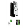 MARSİLYAN™- iPhone 16 Pro Kılıf Pusula Form Serisi - Şeffaf 360 Full Body Arka Koruyucu + Raze Metal Kamera Lens - BZ