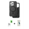 MARSİLYAN™- iPhone 16 Pro Kılıf Pusula Işık Koleksiyonu - Şeffaf Pasifik Cam Ekran Koruyucu + Raze Metal Kamera Lens - BZ