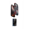 MARSİLYAN™- iPhone 16 Pro Kılıf Siluet Doku - Siyah 3D Antistatik Hayalet Cam Ekran Koruyucu