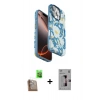 MARSİLYAN™- iPhone 16 Pro Kılıf Siluet Doku - Siyah Bilvis 3D Mat Cam Ekran Koruyucu + Raze Metal Kamera Lens - CLTM