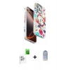MARSİLYAN™- iPhone 16 Pro Kılıf Siluet Doku - Siyah Joko Magic 5D Cam + Raze Metal Kamera Lens - BZ