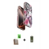MARSİLYAN™- iPhone 16 Pro Kılıf Siluet Doku - Siyah Joko Magic 5D Hayalet Cam + Raze Metal Kamera Lens - CLTM