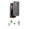 MARSİLYAN™- iPhone 16 Pro Kılıf Siluet Form Serisi - Siyah Joko Magic 5D Cam + Raze Metal Kamera Lens - BZ