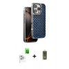 MARSİLYAN™- iPhone 16 Pro Kılıf Siluet Form Serisi - Siyah Joko Magic 5D Hayalet Cam + Raze Metal Kamera Lens - BZ