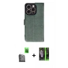 MARSİLYAN™- iPhone 16 Pro Kılıf Siluet Işık Serisi - Şeffaf 360 Full Body Arka Koruyucu + Raze Metal Kamera Lens - SH