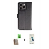 MARSİLYAN™- iPhone 16 Pro Kılıf Siluet Işık Serisi - Şeffaf Pasifik Cam Ekran Koruyucu + Raze Metal Kamera Lens - CLTM