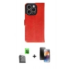 MARSİLYAN™- iPhone 16 Pro Kılıf Siluet Işık Serisi - Siyah 3D Antistatik Mat Seramik Nano Ekran Koruyucu + Siyah Raze Metal Kamera Lens