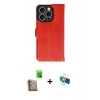MARSİLYAN™- iPhone 16 Pro Kılıf Siluet Işık Serisi - Siyah 3D Antistatik Seramik Nano Ekran Koruyucu + Raze Metal Kamera Lens - CLTM