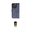 MARSİLYAN™- iPhone 16 Pro Kılıf Siluet Işık Serisi - Siyah Buffer Cam Ekran Koruyucu
