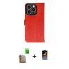 MARSİLYAN™- iPhone 16 Pro Kılıf Siluet Işık Serisi - Siyah Buffer Hayalet Cam Ekran Koruyucu + Raze Metal Kamera Lens - CLTM
