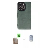 MARSİLYAN™- iPhone 16 Pro Kılıf Siluet Işık Serisi - Siyah Joko Magic 5D Cam + Raze Metal Kamera Lens - CLTM