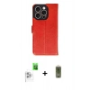 MARSİLYAN™- iPhone 16 Pro Kılıf Siluet Işık Serisi - Siyah Joko Magic 5D Hayalet Cam + Raze Metal Kamera Lens - BZ