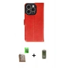 MARSİLYAN™- iPhone 16 Pro Kılıf Siluet Işık Serisi - Siyah Joko Magic 5D Hayalet Cam + Raze Metal Kamera Lens - CLTM
