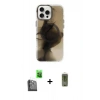 MARSİLYAN™- iPhone 16 Pro Kılıf Ufuk Doku Prime - Siyah Joko Magic 5D Hayalet Cam + Raze Metal Kamera Lens - SH