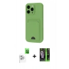 MARSİLYAN™- iPhone 16 Pro Kılıf Vadi Çizgi Prime - Şeffaf 360 Full Body Arka Koruyucu + Raze Metal Kamera Lens - BZ