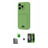 MARSİLYAN™- iPhone 16 Pro Kılıf Vadi Çizgi Prime - Şeffaf 360 Full Body Arka Koruyucu + Raze Metal Kamera Lens - SH