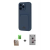 MARSİLYAN™- iPhone 16 Pro Kılıf Vadi Çizgi Prime - Siyah Bilvis 3D Mat Cam Ekran Koruyucu + Raze Metal Kamera Lens - CLTM