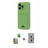 MARSİLYAN™- iPhone 16 Pro Kılıf Vadi Çizgi Prime - Siyah Bilvis 3D Mat Cam Ekran Koruyucu + Raze Metal Kamera Lens - CLTM