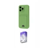 MARSİLYAN™- iPhone 16 Pro Kılıf Vadi Çizgi Prime - Siyah Bilvis 5in1 3D Magic Cam Ekran Koruyucu