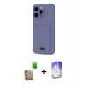 MARSİLYAN™- iPhone 16 Pro Kılıf Vadi Çizgi Prime - Siyah Bilvis 5in1 3D Magic Cam Ekran Koruyucu + Raze Metal Kamera Lens - CLTM