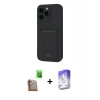 MARSİLYAN™- iPhone 16 Pro Kılıf Vadi Çizgi Prime - Siyah Bilvis 5in1 3D Magic Cam Ekran Koruyucu + Raze Metal Kamera Lens - CLTM