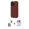 MARSİLYAN™- iPhone 16 Pro Kılıf Vadi Çizgi Prime - Siyah Bilvis 5in1 3D Magic Cam Ekran Koruyucu + Raze Metal Kamera Lens - CLTM