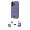 MARSİLYAN™- iPhone 16 Pro Kılıf Vadi Çizgi Prime - Siyah Bilvis 5in1 5D Magic Hayalet Cam Ekran Koruyucu + Raze Metal Kamera Lens - CLTM