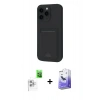 MARSİLYAN™- iPhone 16 Pro Kılıf Vadi Çizgi Prime - Siyah Bilvis 5in1 5D Magic Hayalet Cam Ekran Koruyucu + Raze Metal Kamera Lens - BZ