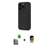 MARSİLYAN™- iPhone 16 Pro Kılıf Vadi Çizgi Prime - Siyah Buffer Cam Ekran Koruyucu + Raze Metal Kamera Lens - SH