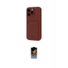 MARSİLYAN™- iPhone 16 Pro Kılıf Vadi Çizgi Prime - Siyah Buffer Hayalet Cam Ekran Koruyucu