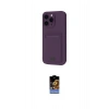 MARSİLYAN™- iPhone 16 Pro Kılıf Vadi Çizgi Prime - Siyah Buffer Hayalet Cam Ekran Koruyucu