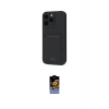 MARSİLYAN™- iPhone 16 Pro Kılıf Vadi Çizgi Prime - Siyah Buffer Hayalet Cam Ekran Koruyucu
