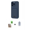 MARSİLYAN™- iPhone 16 Pro Kılıf Vadi Çizgi Prime - Siyah Joko Magic 5D Cam + Çöl Titanyum Raze Metal Kamera Lens