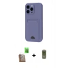 MARSİLYAN™- iPhone 16 Pro Kılıf Vadi Çizgi Prime - Siyah Joko Magic 5D Hayalet Cam + Raze Metal Kamera Lens - CLTM