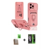 MARSİLYAN™- iPhone 16 Pro Kılıf Vadi Form Prime - Şeffaf 360 Full Body Arka Koruyucu + Raze Metal Kamera Lens - CLTM