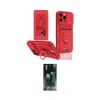 MARSİLYAN™- iPhone 16 Pro Kılıf Vadi Form Prime - Siyah 360 Mat Full Body Arka Koruyucu