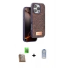 MARSİLYAN™- iPhone 16 Pro Kılıf Vadi Klasik Serisi - Siyah Joko Magic 5D Cam + Raze Metal Kamera Lens - CLTM
