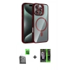 MARSİLYAN™- iPhone 16 Pro Kılıf Yadigar Asil Koleksiyonu - Şeffaf 360 Full Body Arka Koruyucu + Raze Metal Kamera Lens - SH